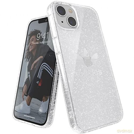 Etui Adidas OR Protective Clear Case Glitter na iPhone 13 - przezroczyste