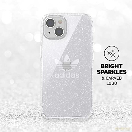 Etui Adidas OR Protective Clear Case Glitter na iPhone 13 - przezroczyste