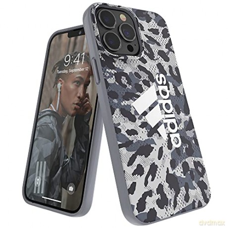 Etui Adidas OR SnapCase Leopard na iPhone 13 Pro Max - szare