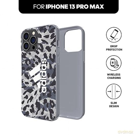 Etui Adidas OR SnapCase Leopard na iPhone 13 Pro Max - szare