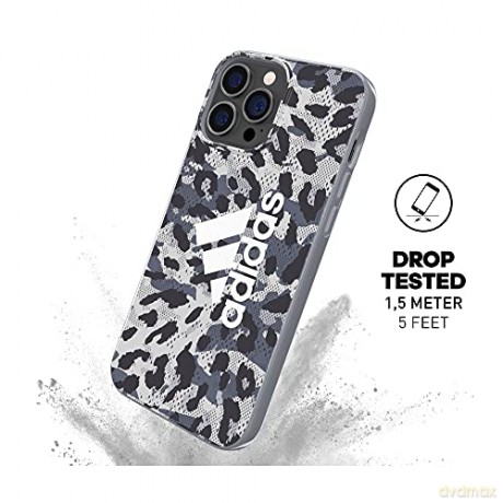 Etui Adidas OR SnapCase Leopard na iPhone 13 Pro Max - szare