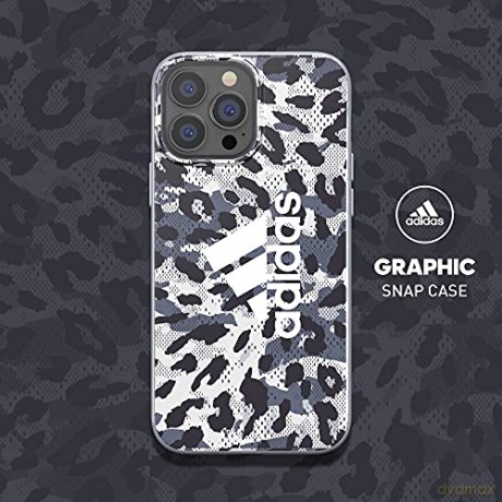 Etui Adidas OR SnapCase Leopard na iPhone 13 Pro Max - szare