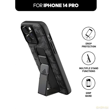 Etui Adidas SP Grip Case CAMO na iPhone 14 Pro - czarne