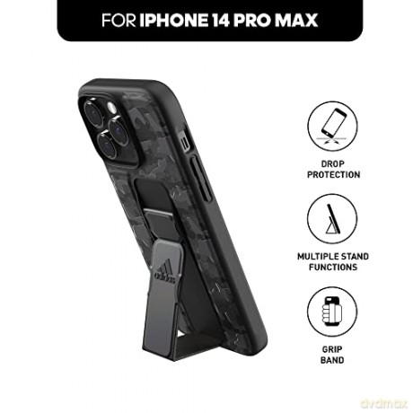 Etui Adidas SP Grip Case CAMO na iPhone 14 Pro Max - czarne