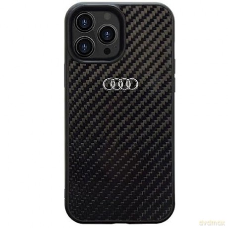 Etui Audi Carbon Fiber na iPhone 14 Pro Max - czarne