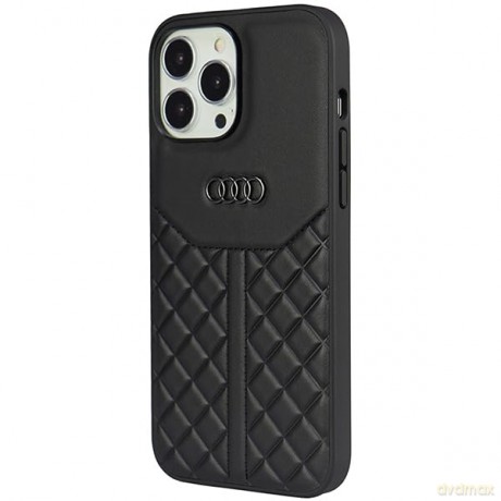 Etui Audi Genuine Leather na iPhone 13 Pro Max - czarne