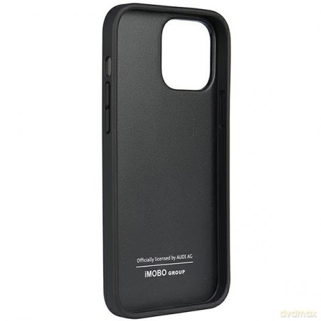 Etui Audi Genuine Leather na iPhone 13 Pro Max - czarne