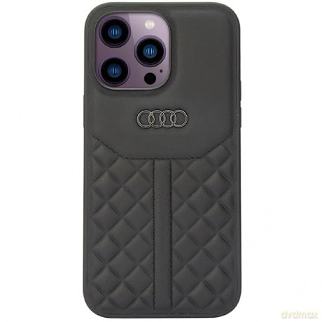 Etui Audi Genuine Leather na iPhone 14 Pro Max - czarne