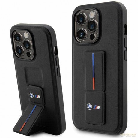 Etui BMW Grip Hot Stamp na iPhone 14 Pro - czarne