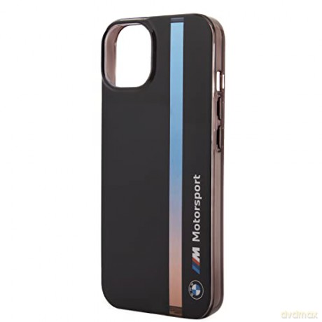 Etui BMW IML Tricolor Stripe na iPhone 14 - czarne