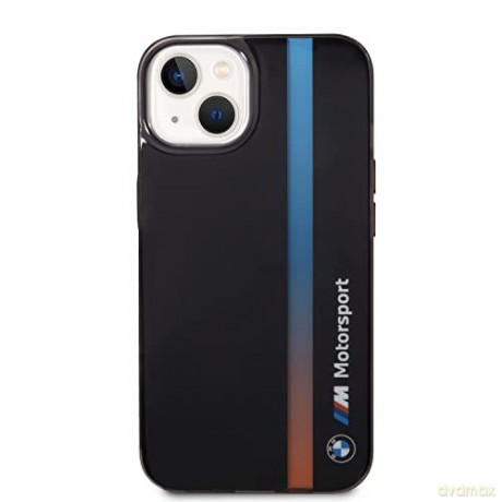 Etui BMW IML Tricolor Stripe na iPhone 14 - czarne