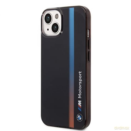 Etui BMW IML Tricolor Stripe na iPhone 14 - czarne