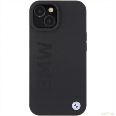 Etui BMW Leather Hot Stamp na iPhone 15 - czarne