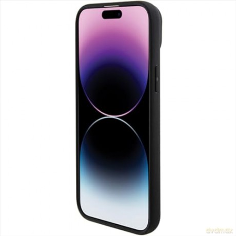 Etui BMW Leather Hot Stamp na iPhone 15 - czarne