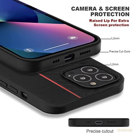 Etui BMW M Collection Triangles na iPhone 13 Pro Max - czarne