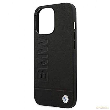 Etui BMW Signature Logo Imprint na iPhone 13 Pro Max - czarne