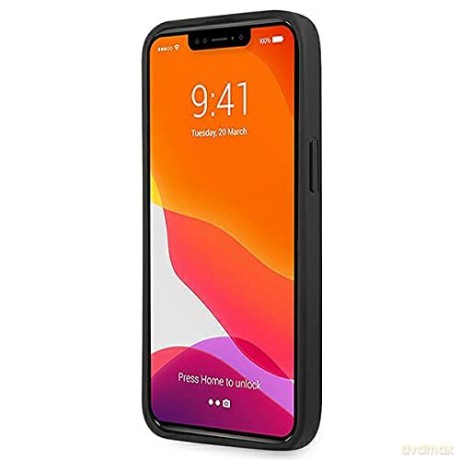 Etui BMW Signature Logo Imprint na iPhone 13 Pro Max - czarne