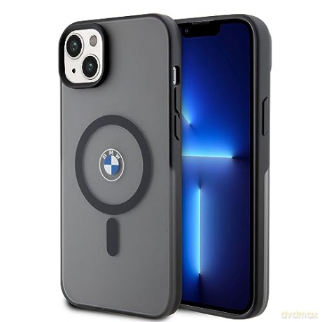 Etui BMW Signature MagSafe na iPhone 14 Plus - czarne