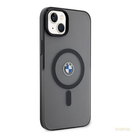 Etui BMW Signature MagSafe na iPhone 14 Plus - czarne