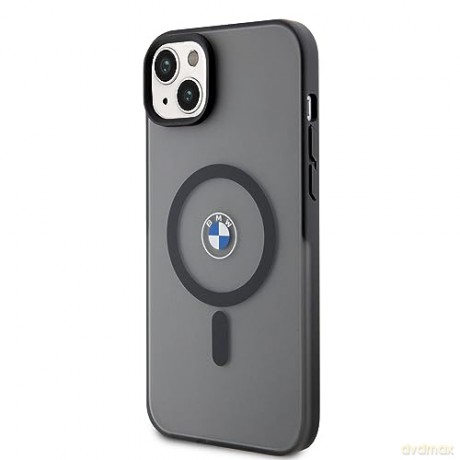 Etui BMW Signature MagSafe na iPhone 14 Plus - czarne