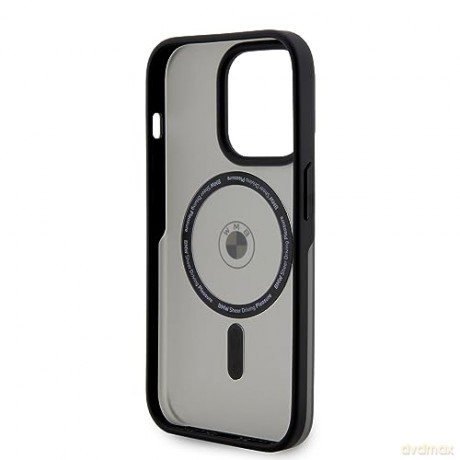Etui BMW Signature MagSafe na iPhone 14 Pro - czarne