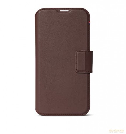Etui Decoded Detachable Wallet Case skórzane z MagSafe do iPhone 14 Plus - brązowe