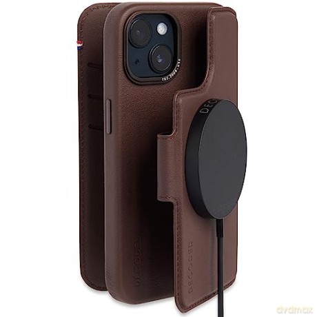 Etui Decoded Detachable Wallet Case skórzane z MagSafe do iPhone 14 Pro Max - brązowe