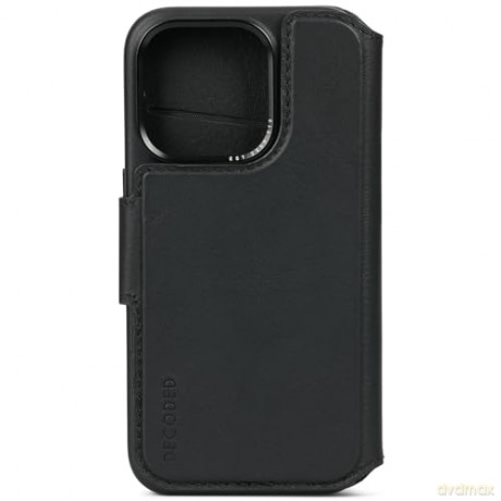 Etui Decoded Detachable Wallet Case skórzane z MagSafe do iPhone 15 Pro - czarne