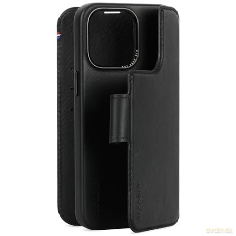 Etui Decoded Detachable Wallet Case skórzane z MagSafe do iPhone 15 Pro Max - czarne
