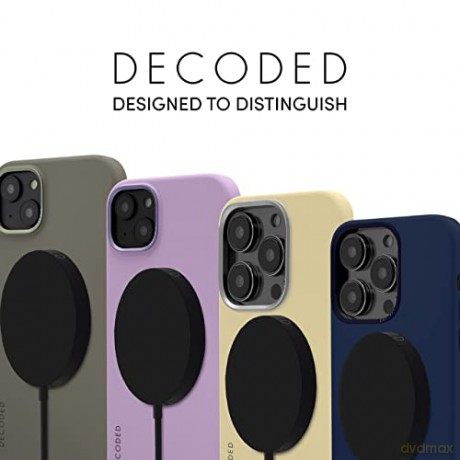 Etui Decoded Leather Back Cover skórzane z MagSafe do iPhone 14 Plus - brązowe