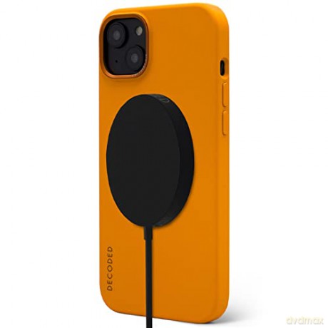 Etui Decoded Silicone Back Cover silikonowe z MagSafe do iPhone 14 Pro Max - pomarańczowe