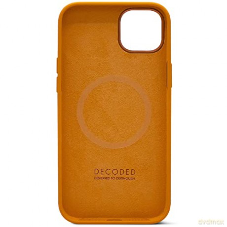 Etui Decoded Silicone Back Cover silikonowe z MagSafe do iPhone 14 Pro Max - pomarańczowe