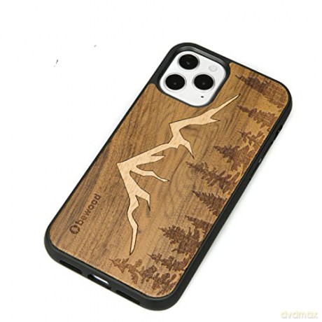 Etui drewniane na iPhone 12/12 Pro Bewood Góry Imbuia