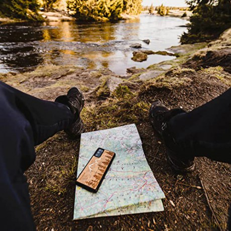 Etui drewniane na iPhone 12/12 Pro Bewood Góry Imbuia