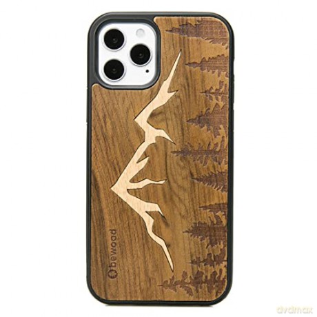 Etui drewniane na iPhone 12/12 Pro Bewood Góry Imbuia