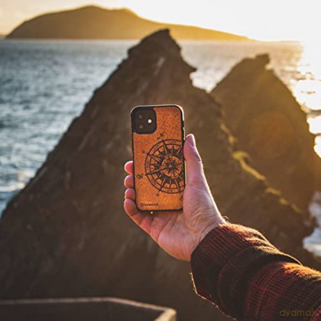 Etui drewniane na iPhone 13 Bewood Traveler Merbau