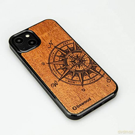 Etui drewniane na iPhone 13 Bewood Traveler Merbau
