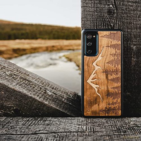 Etui drewniane na iPhone 13 Mini Bewood Góry Imbuia