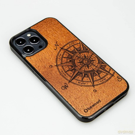 Etui drewniane na iPhone 13 Pro Max Bewood Traveler Merbau