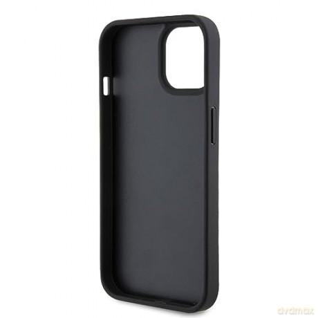 Etui Ferrari Quilted Metal Logo na iPhone 15 - czarne
