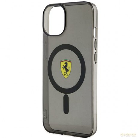 Etui Ferrari Translucent MagSafe na iPhone 14 - czarne