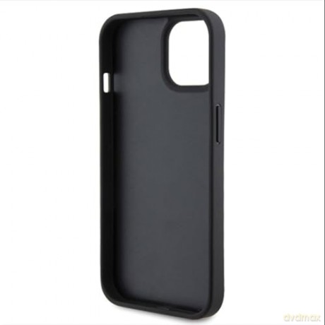 Etui Ferrari Twist Metal Logo na iPhone 15 - czerwone