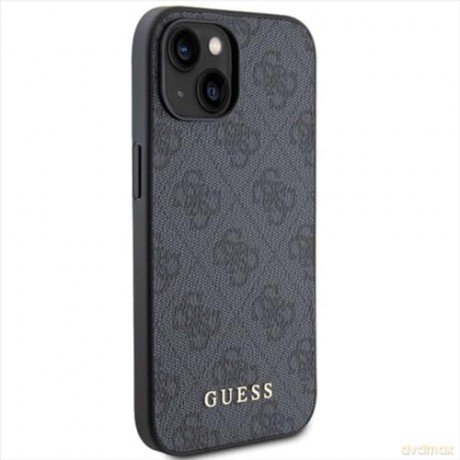 Etui Guess 4G Big Metal Logo na iPhone 15 Plus - szare