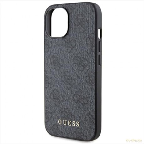 Etui Guess 4G Big Metal Logo na iPhone 15 Plus - szare