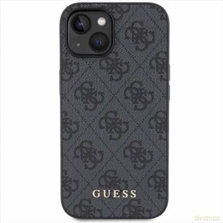 Etui Guess 4G Big Metal Logo na iPhone 15 Plus - szare