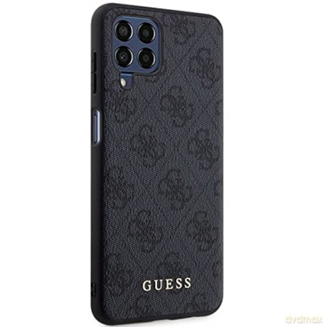 Etui Guess 4G Metal Gold Logo na Samsung Galaxy M33 5G - szare