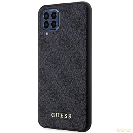 Etui Guess 4G Metal Gold Logo na Samsung Galaxy M33 5G - szare