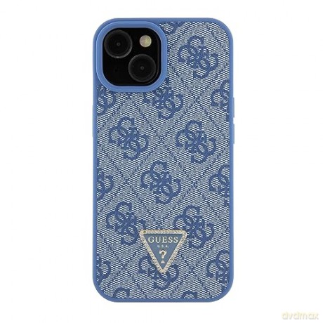 Etui Guess Crossbody 4G Metal Logo do iPhone 15 - niebieskie