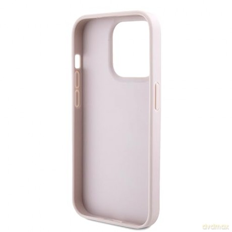Etui Guess Crossbody 4G Metal Logo do iPhone 15 Pro - różowe