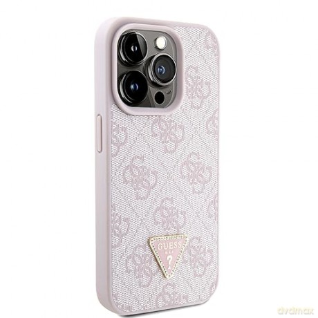Etui Guess Crossbody 4G Metal Logo do iPhone 15 Pro - różowe
